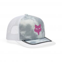 Czapka Z Daszkiem Damska Fox Rooted Trucker Light Grey