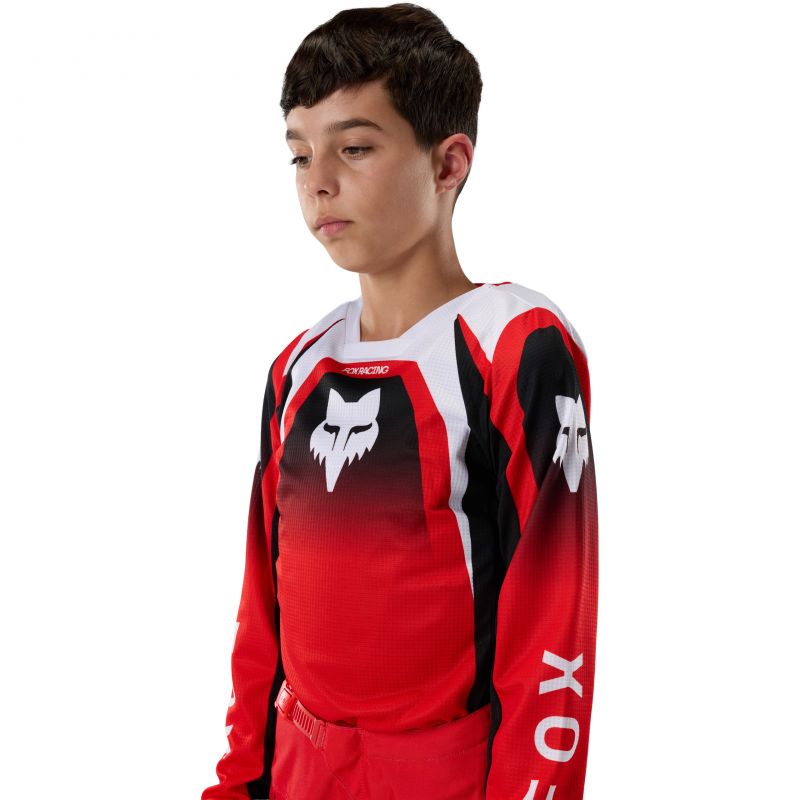 Bluza Motocyklowa Junior Fox 180 Frame Red