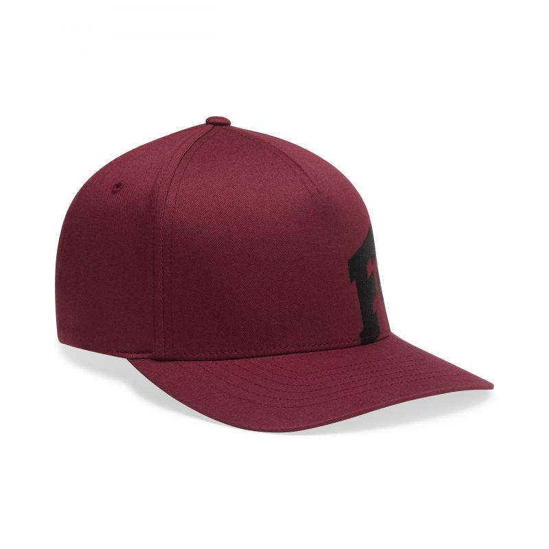 Czapka Z Daszkiem Fox F Head X Flexfit Dark Maroon