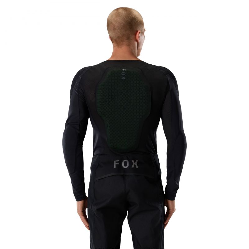 Koszulka Z Ochraniaczami Z Długim Rękawem Fox Baseframe Pro Ls Black
