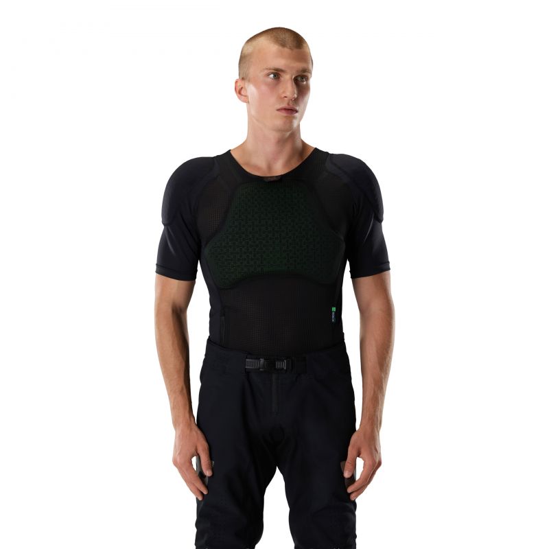 Koszulka Z Ochraniaczami Z Krótkim Rękawem Fox Baseframe Pro Ss Black