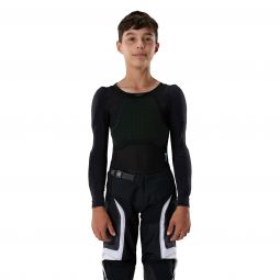 Koszulka Z Ochraniaczami Junior Fox Baseframe Pro Ls Black