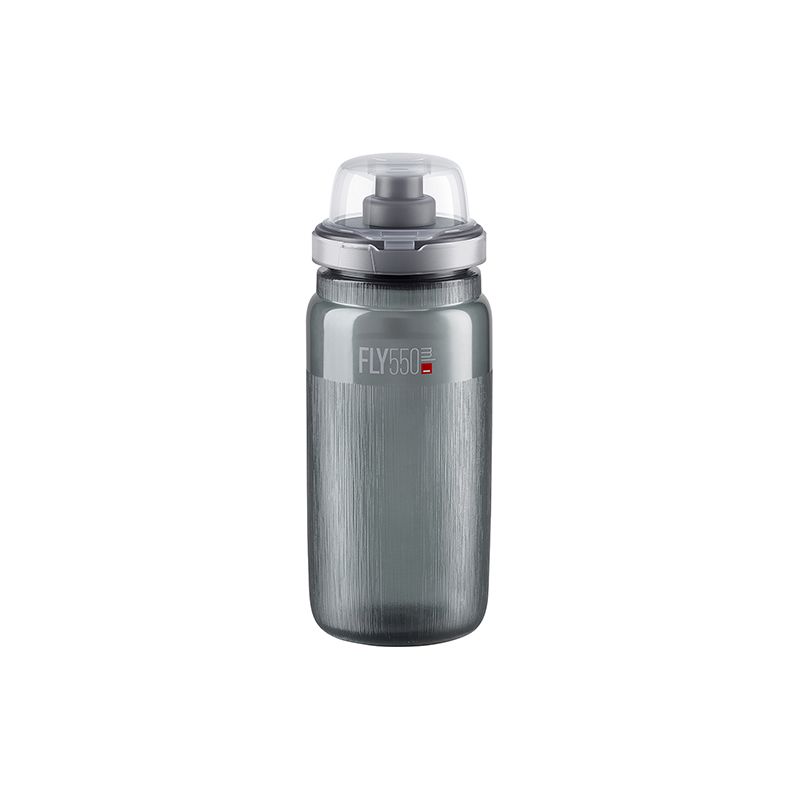 Elite Bidon Fly Tex Mtb Przezroczysty Szary, 550Ml