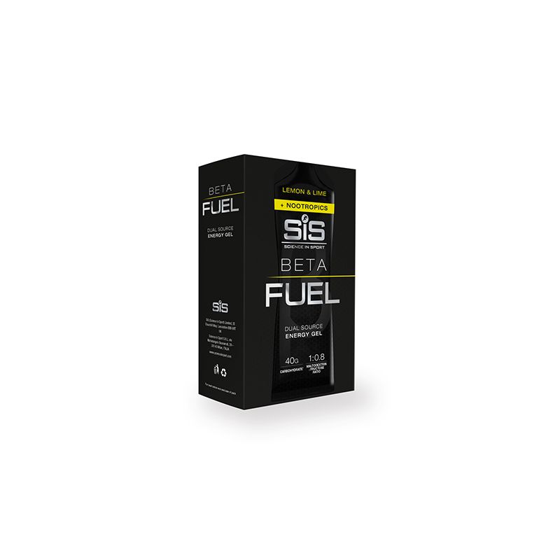 Sis Żel Beta Fuel+Nootropics Lemon & Lime 6Szt