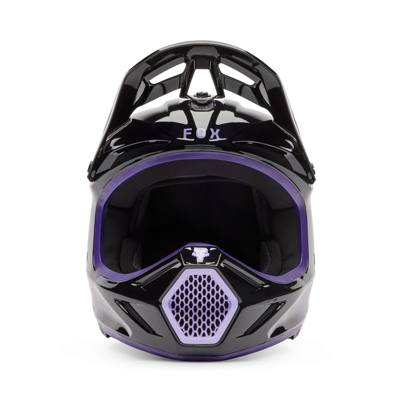 Kask Motocyklowy Junior Fox V3 Spire Black Purple