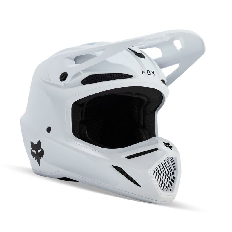 Kask Motocyklowy Fox V3 Solid Matte White