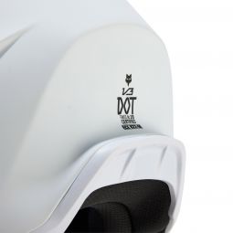 Kask Motocyklowy Fox V3 Solid Matte White
