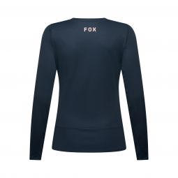 Koszulka Rowerowa Z Długim Rękawem Damska Fox Ranger Head Galaxy Blue