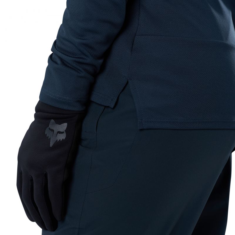 Koszulka Rowerowa Z Długim Rękawem Damska Fox Ranger Head Galaxy Blue
