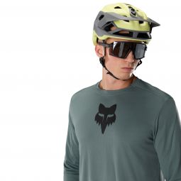 Koszulka Rowerowa Z Długim Rękawem Fox Ranger Head Sage