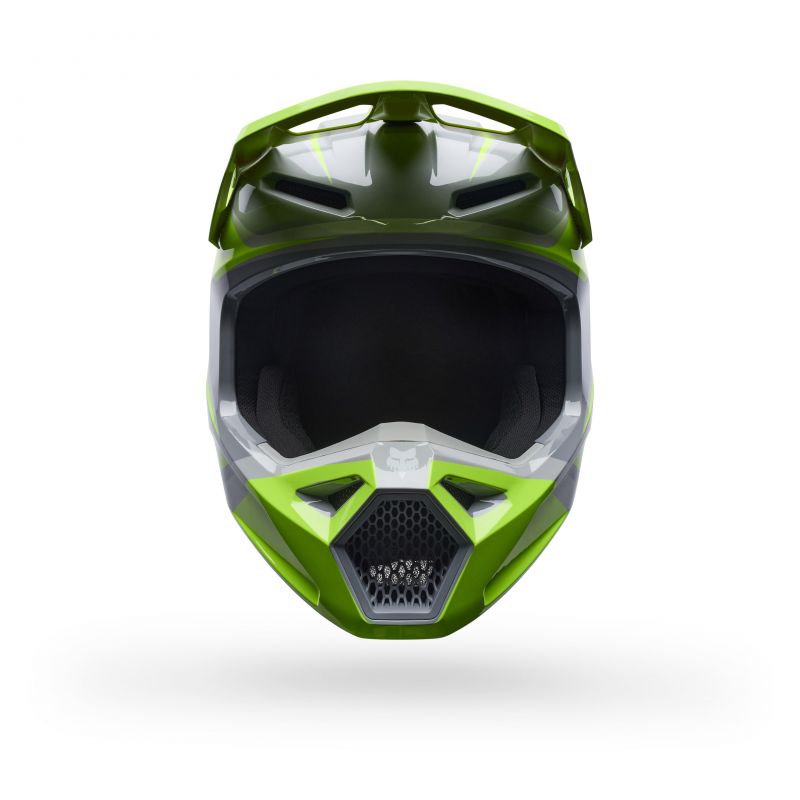 Kask Motocyklowy Fox V1 Frame Grey Yellow