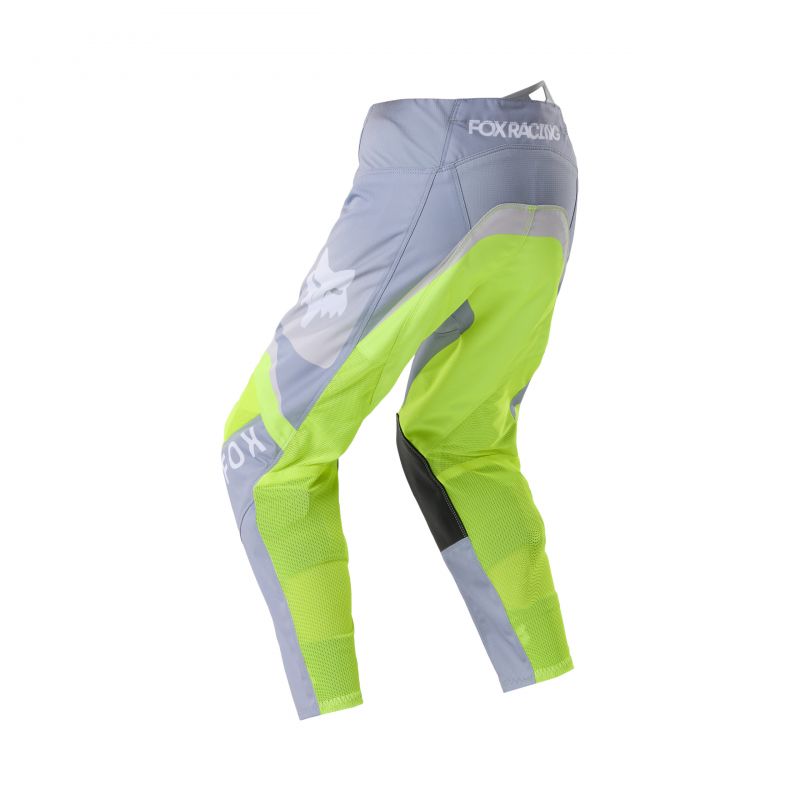 Spodnie Motocyklowe Junior Fox 180 Frame Grey Yellow