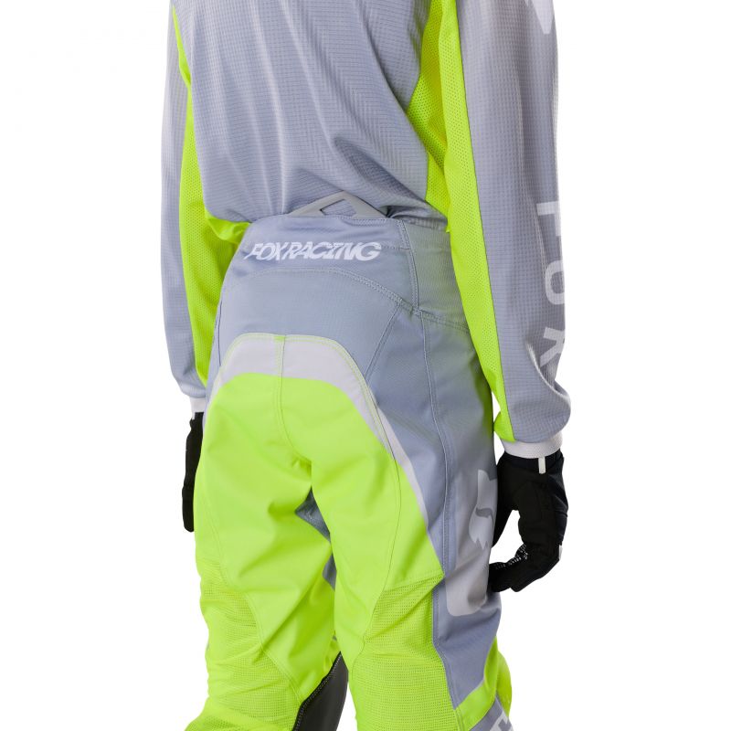 Spodnie Motocyklowe Junior Fox 180 Frame Grey Yellow