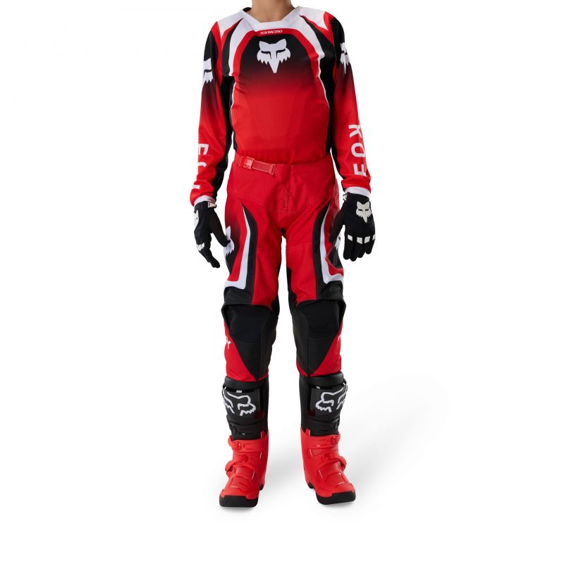 Spodnie Motocyklowe Junior Fox 180 Frame Red