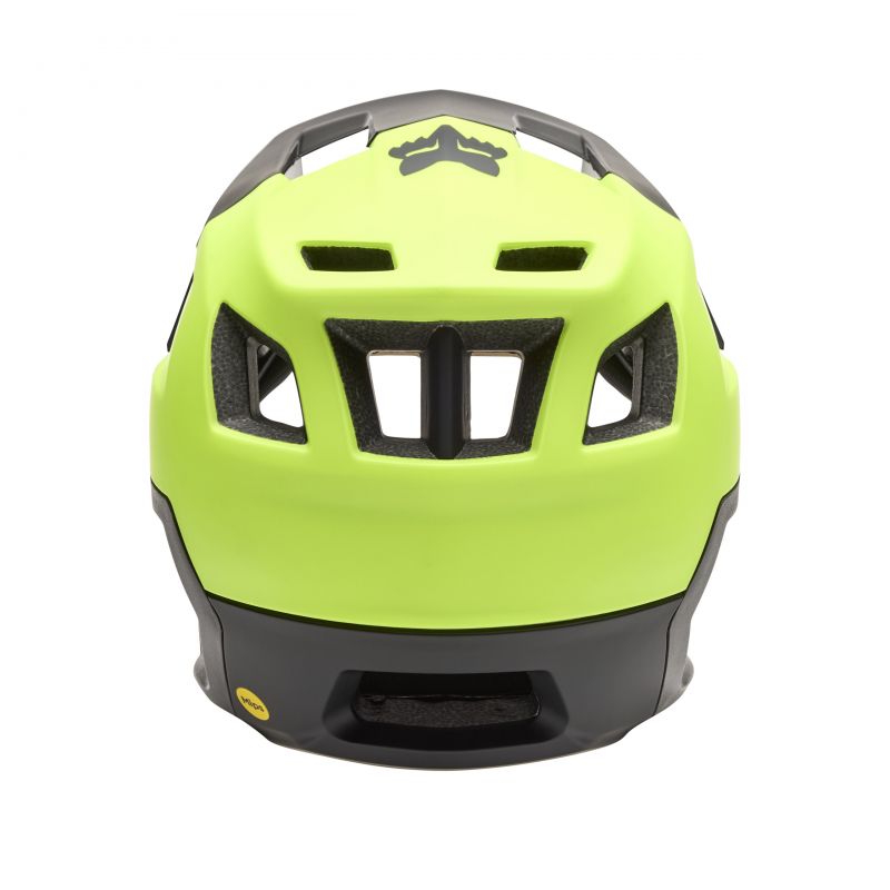 Kask Rowerowy Fox Dropframe Fluo Yellow