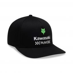 Czapka Z Daszkiem Fox Kawasaki Flexfit Black