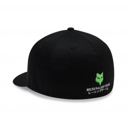 Czapka Z Daszkiem Fox Kawasaki Flexfit Black