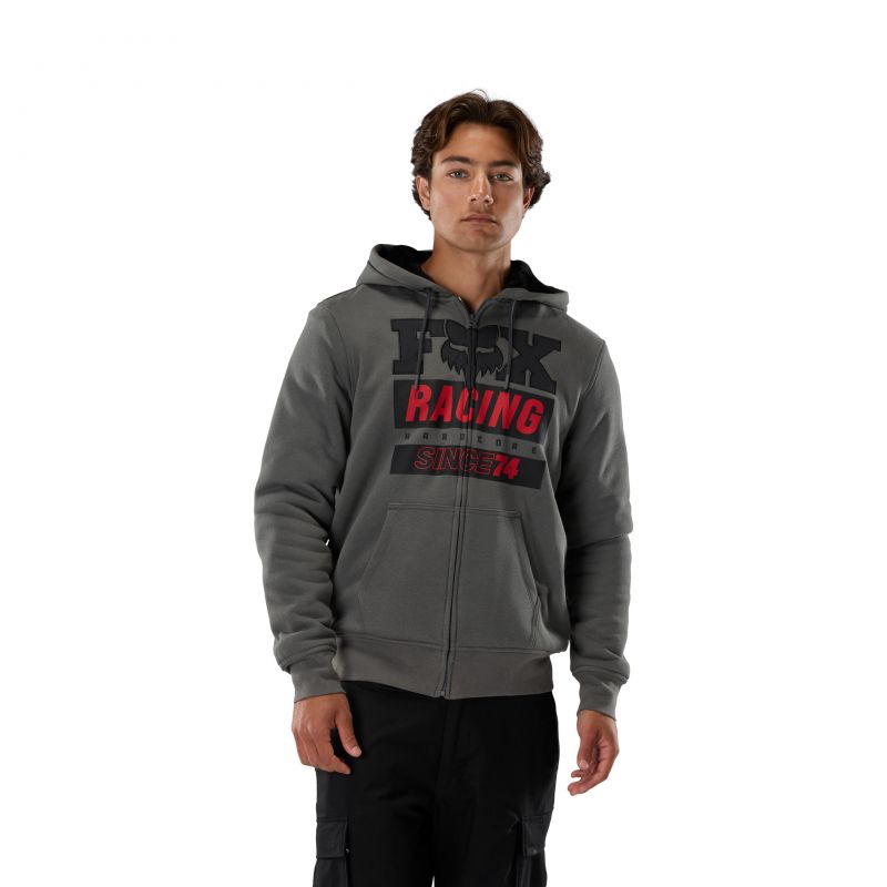 Bluza Z Kapturem Fox Since 74 Sasquatch Fleece Zip Dark Shadow