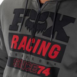 Bluza Z Kapturem Fox Since 74 Sasquatch Fleece Zip Dark Shadow