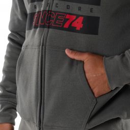 Bluza Z Kapturem Fox Since 74 Sasquatch Fleece Zip Dark Shadow