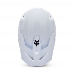 Kask Motocyklowy Junior Fox V1 Solid Matte White
