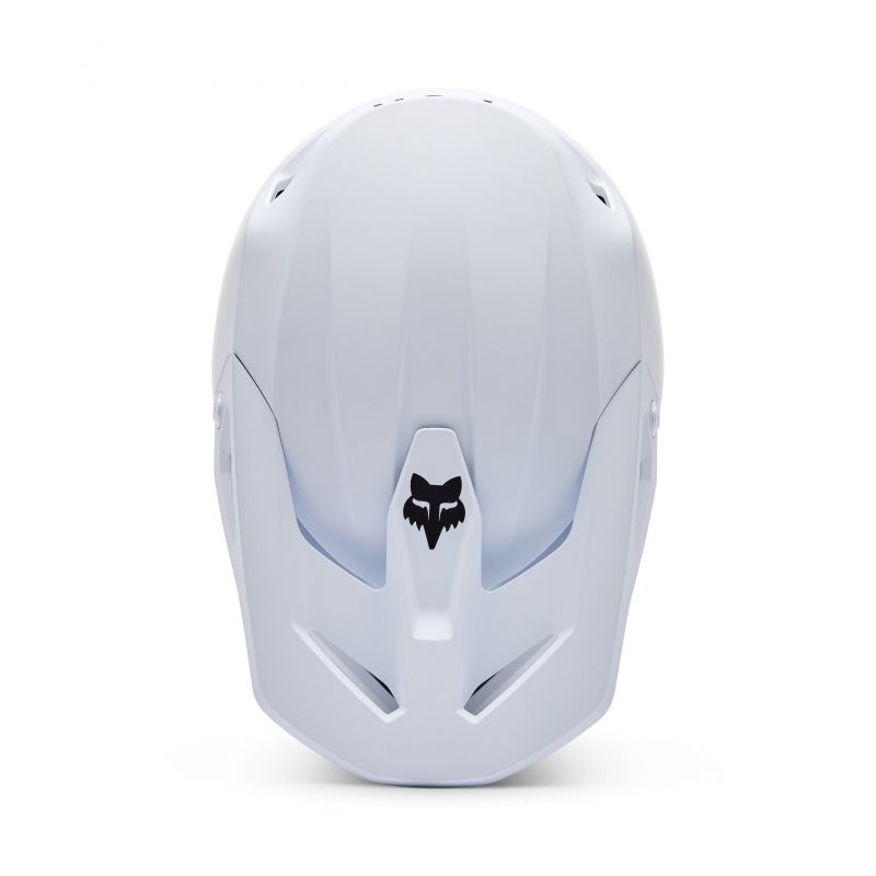 Kask Motocyklowy Junior Fox V1 Solid Matte White