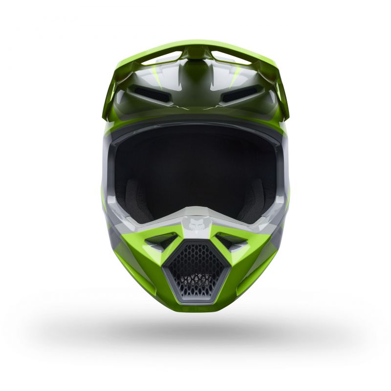 Kask Motocyklowy Junior Fox V1 Frame Grey Yellow