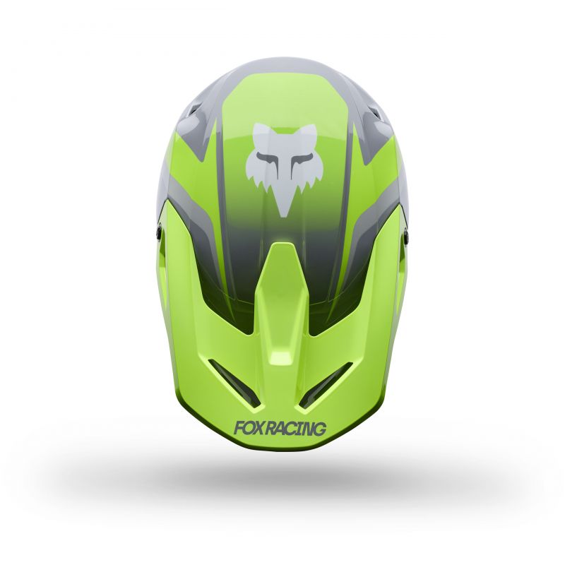 Kask Motocyklowy Junior Fox V1 Frame Grey Yellow