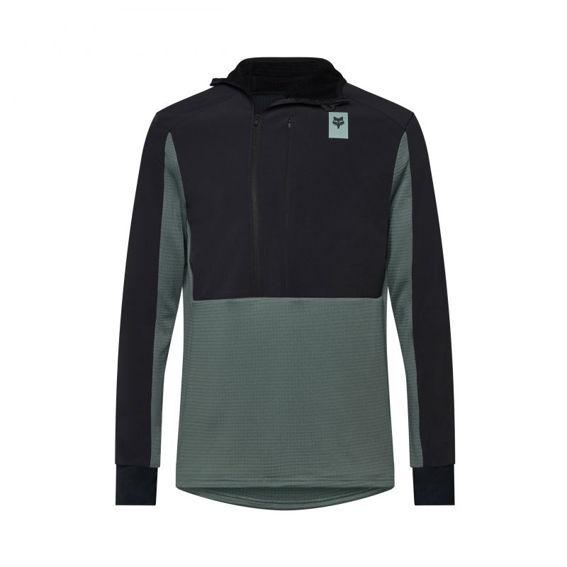 Bluza Rowerowa Z Kapturem Fox Defend Thermal Hoodie Sage