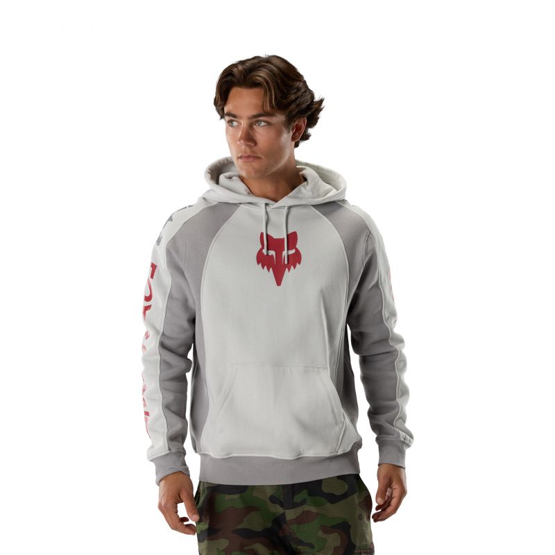 Bluza Z Kapturem Fox Valiant Fleece Po Light Grey