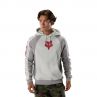Bluza Z Kapturem Fox Valiant Fleece Po Light Grey