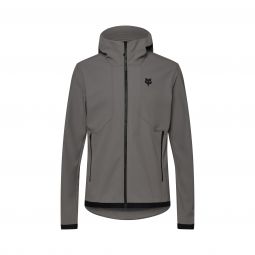 Bluza Rowerowa Z Kapturem Fox Ranger Fire Hoodie Pewter