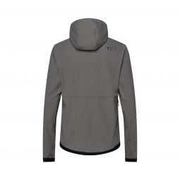 Bluza Rowerowa Z Kapturem Fox Ranger Fire Hoodie Pewter