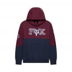 Bluza Z Kapturem Fox Abyss Fleece Po Dark Maroon