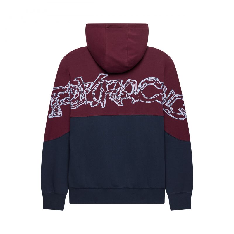 Bluza Z Kapturem Fox Abyss Fleece Po Dark Maroon