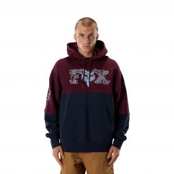 Bluza Z Kapturem Fox Abyss Fleece Po Dark Maroon
