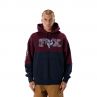 Bluza Z Kapturem Fox Abyss Fleece Po Dark Maroon
