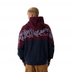 Bluza Z Kapturem Fox Abyss Fleece Po Dark Maroon