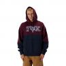 Bluza Z Kapturem Fox Abyss Fleece Po Dark Maroon