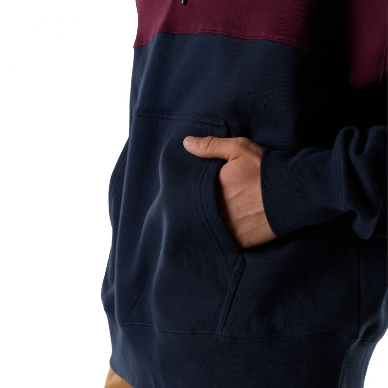 Bluza Z Kapturem Fox Abyss Fleece Po Dark Maroon