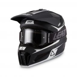 Kask Motocyklowy Z Goglami Leatt Kit Moto 3.5 Black