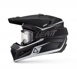 Kask Motocyklowy Z Goglami Leatt Kit Moto 3.5 Black