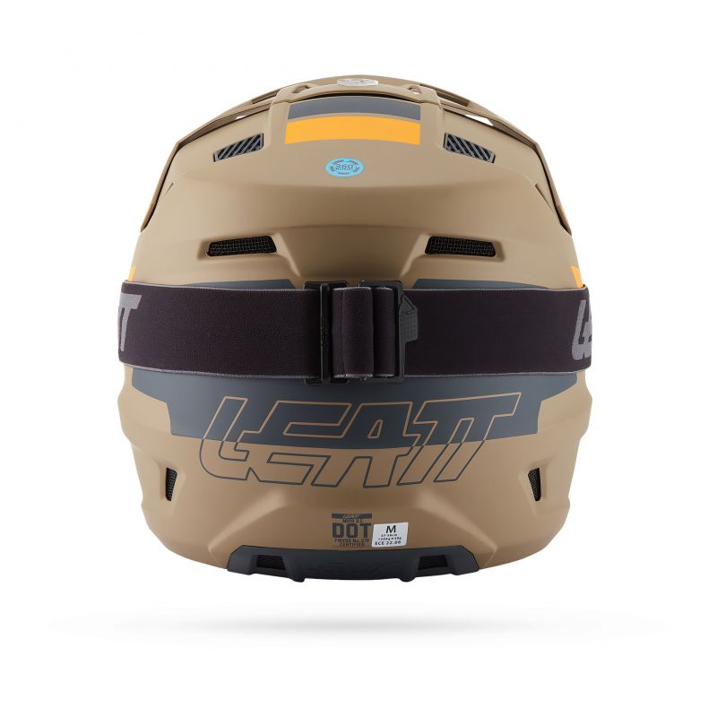 Kask Motocyklowy Z Goglami Leatt Kit Moto 3.5 Khaki Brown