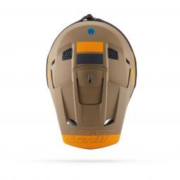 Kask Motocyklowy Z Goglami Leatt Kit Moto 3.5 Khaki Brown