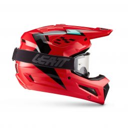 Kask Motocyklowy Z Goglami Leatt Kit Moto 3.5 Red