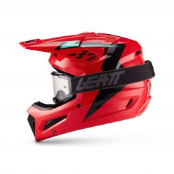 Kask Motocyklowy Z Goglami Leatt Kit Moto 3.5 Red