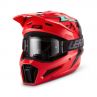 Kask Motocyklowy Z Goglami Leatt Kit Moto 3.5 Red