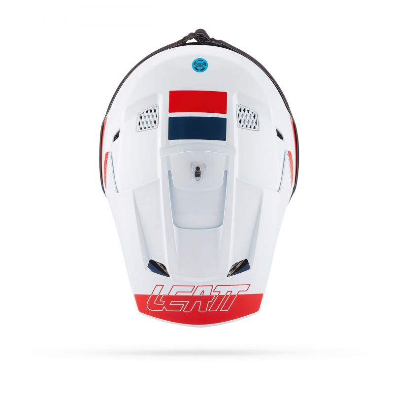 Kask Motocyklowy Z Goglami Leatt Kit Moto 3.5 White