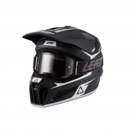 Kask Motocyklowy Z Goglami Junior Leatt Kit Moto 3.5 Black