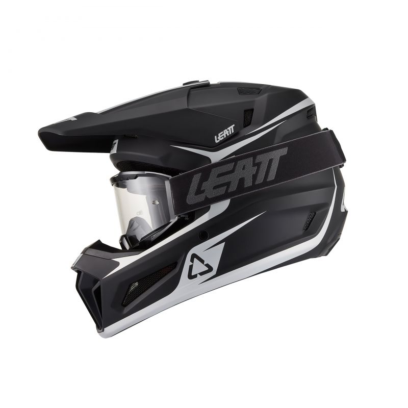 Kask Motocyklowy Z Goglami Junior Leatt Kit Moto 3.5 Black